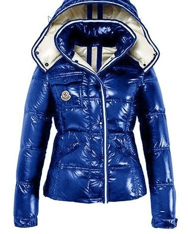 Moncler Quincy Jacket Glossy Blue Wmns